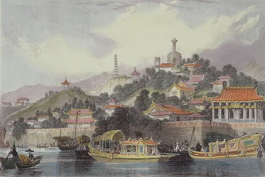Garden of the Imperial Palace, Peking, from 
